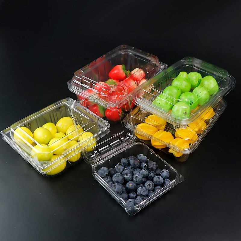 Clear Plastic Clamshell Packaging Fruit Box