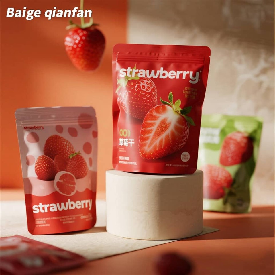 Freeze-dried Strawberry Packaging Bags factory