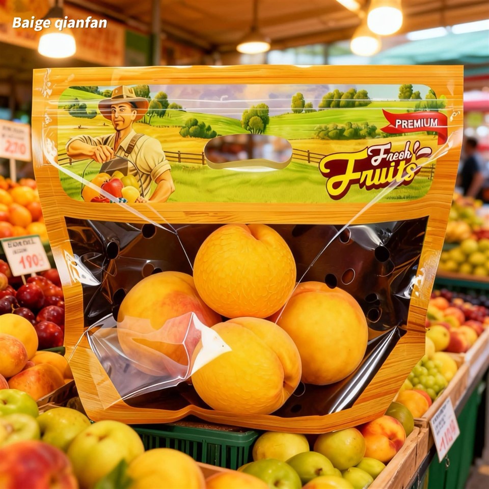 Peach Packaging Bags factory