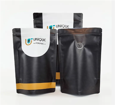 Black coffee, bean Stand Up bag