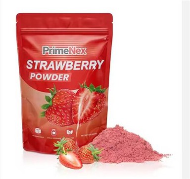 Strawberry powder bags