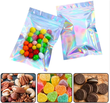 Colorful candy stand up bag