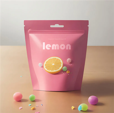 Plastic Pouch Pattern Packing Food Bags