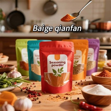 Spices Seasoning Stand Up Pouches
