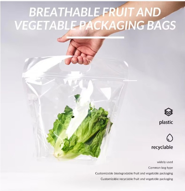 Vegetable Pouch Fruit Bag With Hole Package